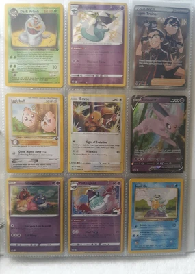 $69.95 • Buy Pokemon Childhood 45 Card Binder Lot 2️⃣ Of WOTC Cards/Modern See Pics Cond Vary