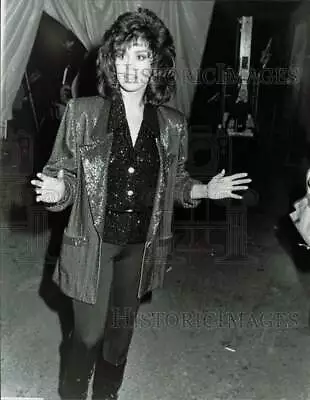 1986 Press Photo Marie Osmond At Country Music Awards At Knotts Berry Farm • $16.99