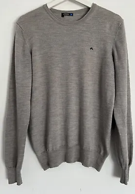 £4.99 • Buy Mens J Lindeberg Grey Crew Neck Golf Sweatshirt Size S To Med
