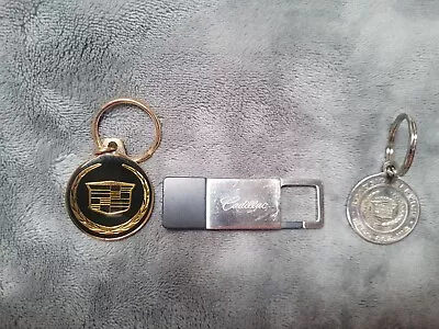 Vintage Lot Of 3 Cadillac Keychains • $14.99