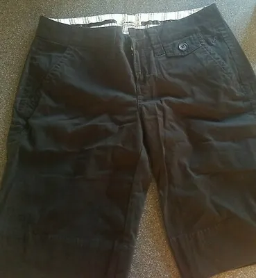  Z Cavaricci Vintage Button Size 7 Black Women's Shorts • $6.98