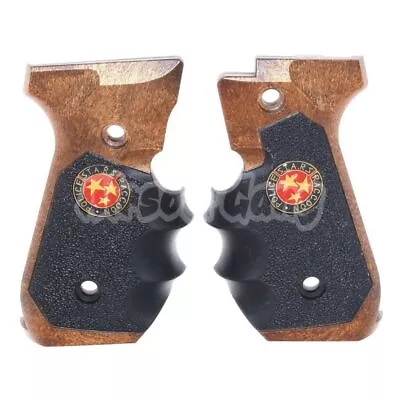 Airsoft WE BIO Samurai Edge V2 Grip Cover For M9 M92 M92F Series GBB Black/Brown • $37.99