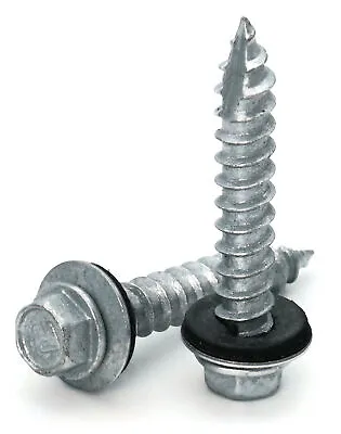 #14 Hex Washer Head Roofing Screws Mechanical Galvanized | Unpainted Finish • $240