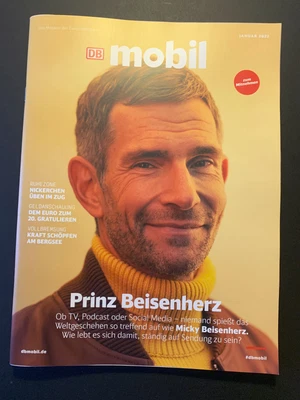 £0.86 • Buy Mobile Deutsche Bahn DB Customer Magazine January 2022 Mickey Beisenherz Karlsruhe Resin