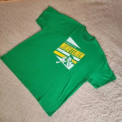 Gildan Dry Blend Men's Green Short Sleeve Graphic 2XL T-Shirt Tee Minutemem  • $14.99