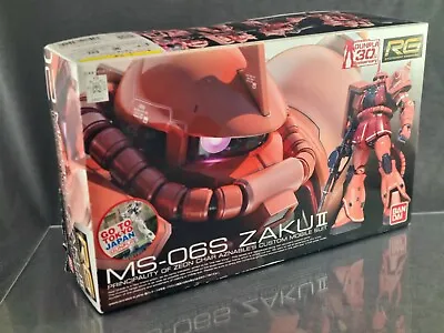 |SEALED| RG Real Grade Mobile Suit Gundam 1/144 MS-06S Zaku II Char Red  Bandai • $26.10