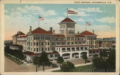 1924 JacksonvilleFL Hotel Windsor Duval County Florida H. & W. B. Drew Co. • $10.99