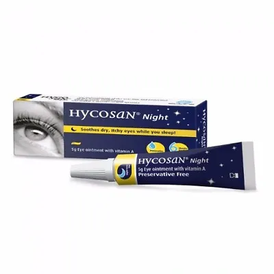£5.38 • Buy Hycosan Night Eye Ointment (like Xailin Night) Recommended By Opticians