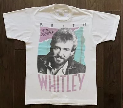 Vintage Country Music Keith Whitley T-Shirt White Unisex Tshirt Good Shirt • $22.99