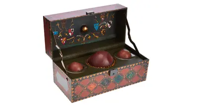 Harry Potter Quidditch Set Wizard World Collectible Accessory Trunk Doubles Box • $35.99