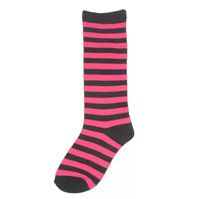 Women Girls Elastic Socks Striped Knee High Tube Sport Soccer Football Baseball/ • $4.47
