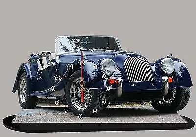 £30 • Buy MODEL CARS, MORGAN BLUE-07,11,8x 7,8 Inches And Aluminium With Clock