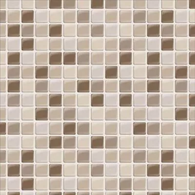 *SALE* Dollhouse Wallpaper Mosaic Tile Beige & Brown • $6.99