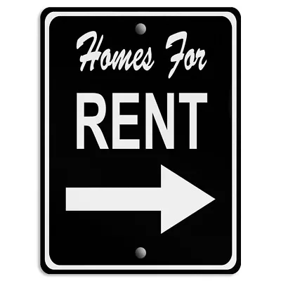 Vertical Metal Sign Directional A-Frame Right L Home Weatherproof Street • $24.99