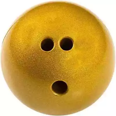 Cosom Rubberized Bowling Ball 4 Lbs Glitter Gold Kids Bowling Ball • $35