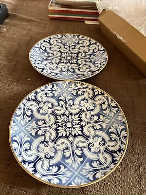 Vista Alegre Transatlantica Dessert Plate Set Of 2 • $110