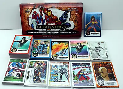 UD Marvel Beginnings Volume 2 Series 1 Single Card Insert & Parallel Pick List • $1.99