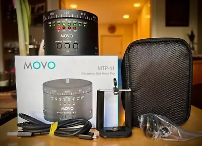 Movo Photo MTP-11 Motorized Panoramic Time Lapse Tripod Head With Variable Speed • $70