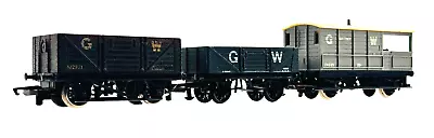 Graham Farish/hornby 00 Gauge - Rake Of 3 Great Western Gwr Wagons - Unboxed • £12.95
