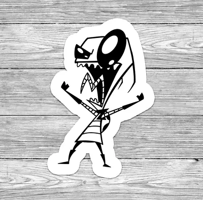 Invader Zim Premium Vinyl Decal | Retro 90s Cartoons • $5.99