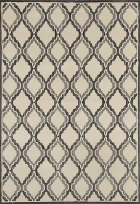 Art Carpet 24590 4 X 6 Ft. Milan Collection Hopscotch Woven Area Rug  Gray • $84.56