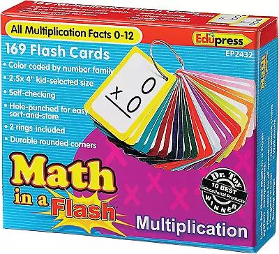 Math In A Flash™ Cards Multiplication (EP62432) • $26.43
