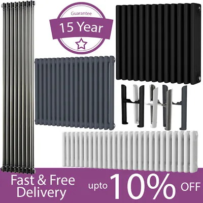 Radiator Column Traditional Vertical Horizontal White|Anthracite|Raw Metal|Black • £19.83