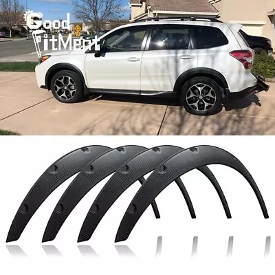 For Subaru Forester WRX 4.5  Fender Flares Mudguard Wheel Arch Protector Carbon • $95.52