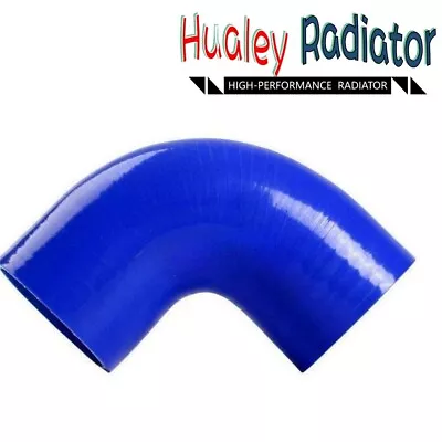 2.5 -2.5  90 Degree Elbow Silicone Hose Coupler 63mm Intercooler Pipe Blue • $9.89