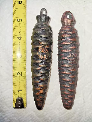 Lot Of 2 Vintage Cuckoo Clock Weights 320g Pinecone • $9.90