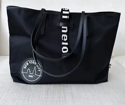 Meli Melo Black New York City Nylon Tote Bag NEW • $74.60