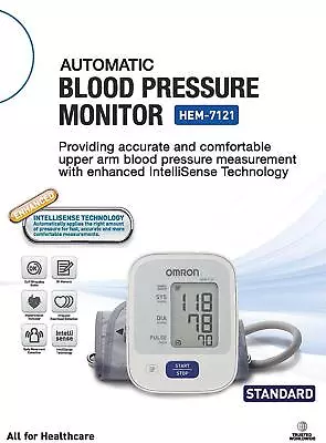 Omron HEM 7121 HEM-7121 Standard Upper Arm Bp Blood Pressure Monitor Free Ship • $150.21