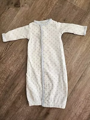 Magnolia Baby Sz Newborn  Boy One Piece Sleeper Outfit 100% Prima  Cotton Euc • $18.99