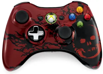$99.95 • Buy Xbox 360 Original OEM Microsoft Gears Of War 3 Crimson Red Controller