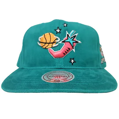 Just Don X San Antonio NBA All-Stars Mitchell & Ness Strapback Hat Teal NWT • $139.99