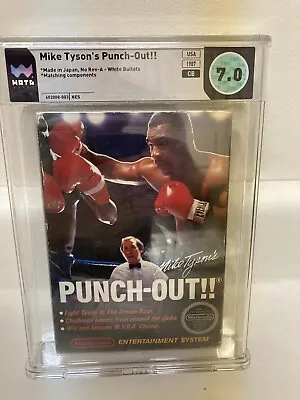 Mike Tyson's Punch-Out Rare White Bullets Nes WATA 7.0 1st Print Vga Cib Boxing • $777