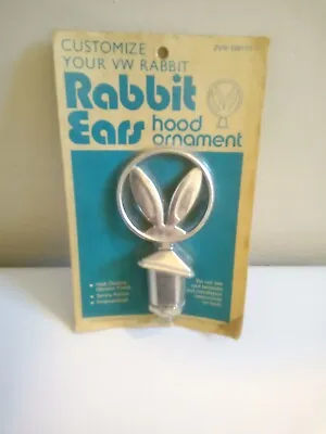 New Volkswagen Rabbit Ears Hood Ornament OEM From VW • $299