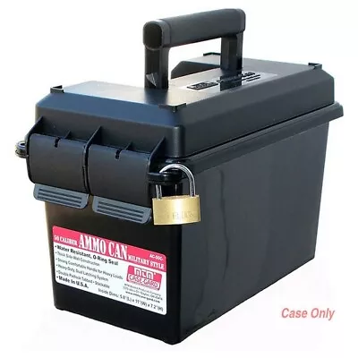 MTM AC50C40 Black 50 Caliber Ammo Can W/Water-Resistant O-Ring Seal • $22.19