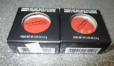 Lot Of 2 - MAC - So Haute Right Now - Powder Kiss Soft Matte Eye Shadow NIB • $29.95