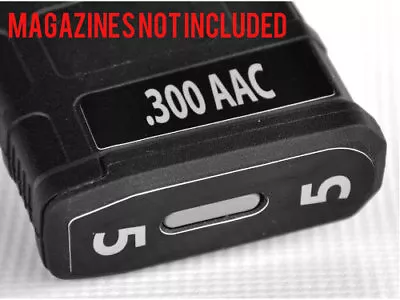 .300 AAC MAG STICKERS Fits MAGPUL PMAG 30 GEN M3 MAGS GREY NUMBERS 1-6 • $11.50