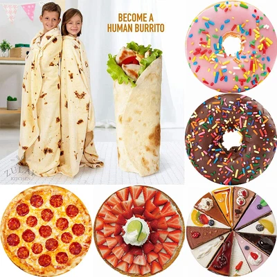 £18.08 • Buy Blanket Flannel Blanket 3D Corn Mexican Throw Burrito Bedding Pencake Tortilla