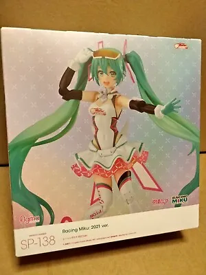 Official Hatsune Miku Good Smile Racing 2021 Ver. Figma #sp-138 Figure + Bonus • $99.46