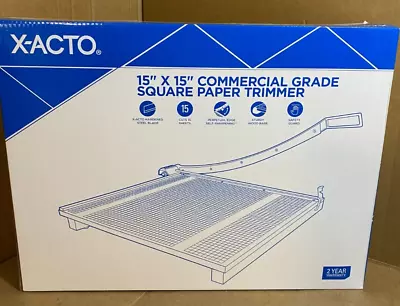 X-ACTO Square Commercial Grade Wood Base Guillotine Trimmer 15 Sheets 15  X 15  • $84.25