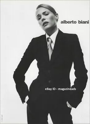 Vintage ALBERTO BIANI 1-Page PRINT AD 1995 DIANE KRUGER Michel Comte • $8