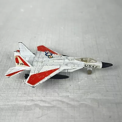 VTG Zytmex F-15 Eagle Die Cast Metal Plane A145 White Red • $9.90