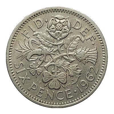 £2.99 • Buy Great Britain Sixpence 1962 Copper-nickel Cion Elizabeth II I85