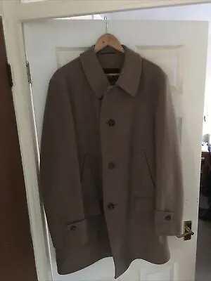 Vintage Lord International Lambswool Winter Overcoat Size 54 • £34.99