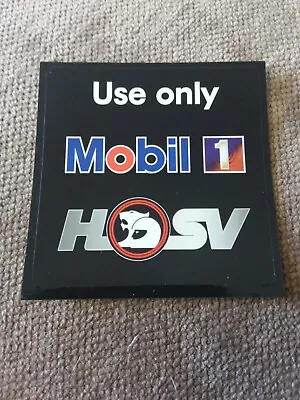 Holden Commodore HSV Mobil 1 Engine Oil Decal NOS • $29.95