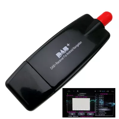 Portable DAB+USB Android Navigation Car Digital Radio Receiver Tuner Adaptor • £47.99