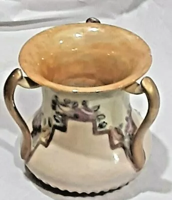 Antique Vienna Austria Hand Painted 3 Handled Pitcher Vase  • $15